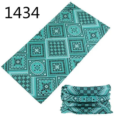 1401-1450 Magic Scarf Outdoor Sports Bicycle Headband Bike Cycling Bandana Neck Tube Warmer Bandanas Scraf Men Hiking Headband