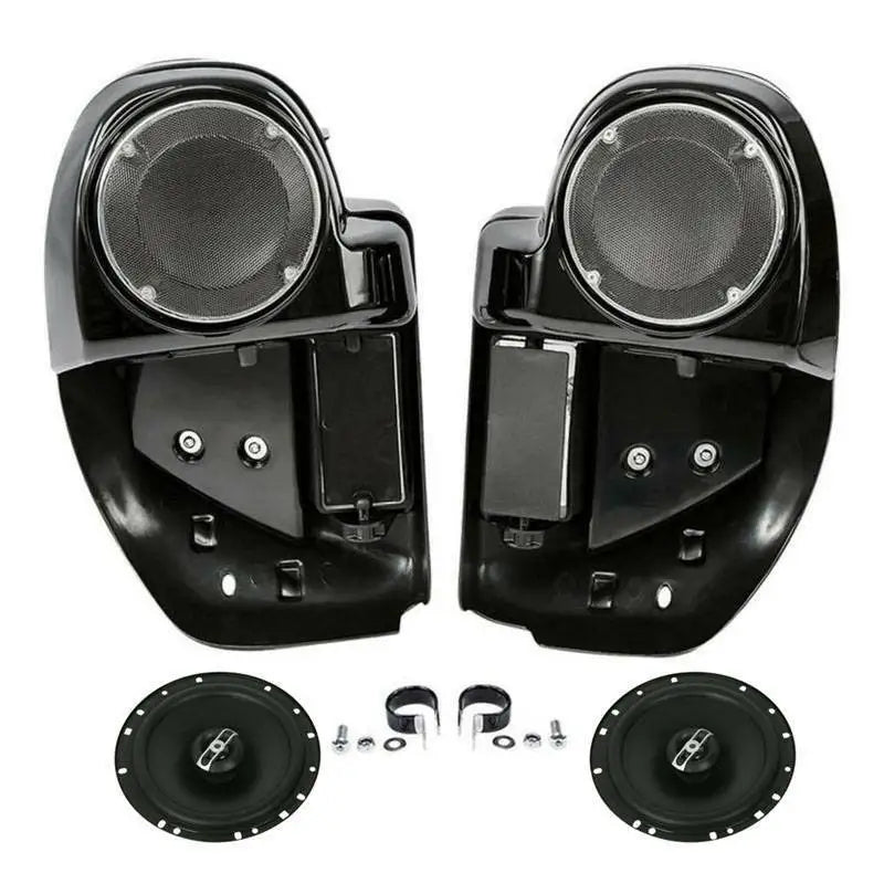 Motorcycle 6.5" Speaker Box Lower Vented Fairing Leg For Harley Touring Electra Glide Road King Street Glide 2014-2024