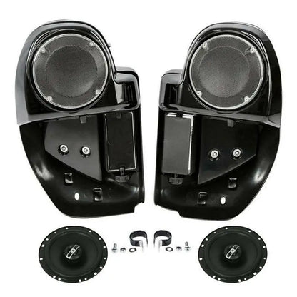 Motorcycle 6.5" Speaker Box Lower Vented Fairing Leg For Harley Touring Electra Glide Road King Street Glide 2014-2024