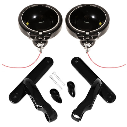 4.5inch Housing Bracket Mount Ring Bracket For Auxiliary Fog Passing Light Lamp Motorcycle Parts For Harley Street Glide FLHX