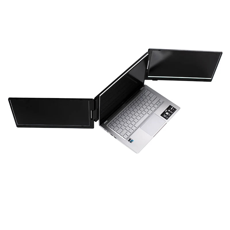 Portable 14 Inch Triple Monitor IPS 1920*1080p Laptop Screen Extender with TFT Panel New Portable Triple Monitor for Laptop