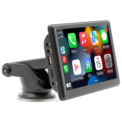 BQCC 7 Inch Portable Mirrorlink Multimedia Radio Fm Bt Radio Display Wireless Android Auto Carplay Screen Car Monitor B500w