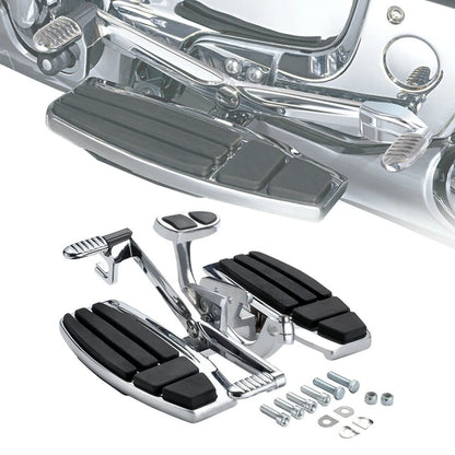 Motorcycle Driver Floorboard FootBoard Kit Pedal For Honda Goldwing GL1800 F6B Models 2001-2017 Valkyrie 2014-2015