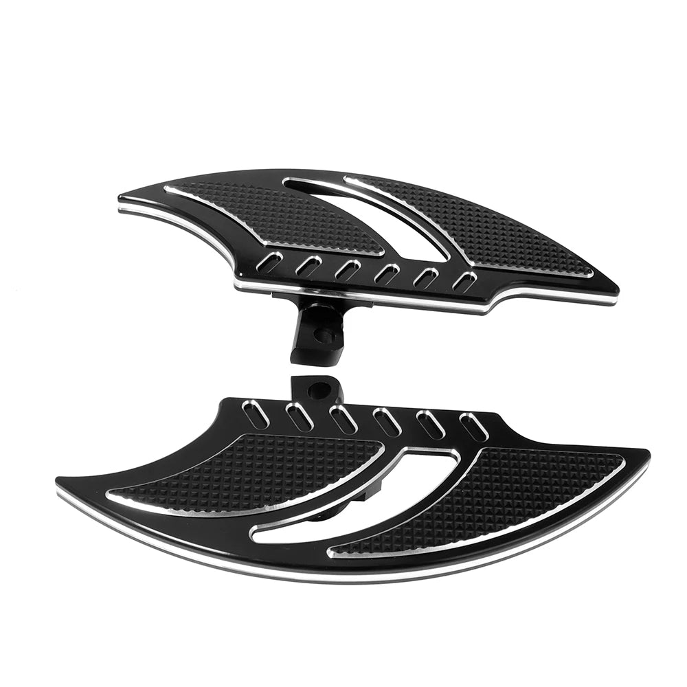 Motorcycle Stretched Floorboard Passenger Rear Foot Pegs Rest Pedal For Harley Dyna Touring Sportster XL 883 Softail