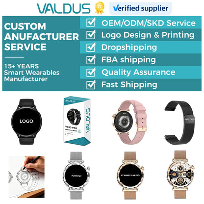 VALDUS 1.81 Inch Screen Support Sedentary Reminder Alarm Clock Reminder Low Power Smart Watch Calculator H19 Smart Watch