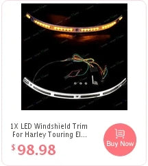 Motorcycle LED Fairing Lower Grills Light For Harley Touring Street Electra Glide Tri Glide FLHTKSE CVO Limited FLHTCU