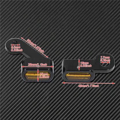 Motorcycle LED E Mark Turn Signal Light Indicator Mini Running Lamp For Harley Softail Touring Sportster XL 883 1200 FLHX Fatboy