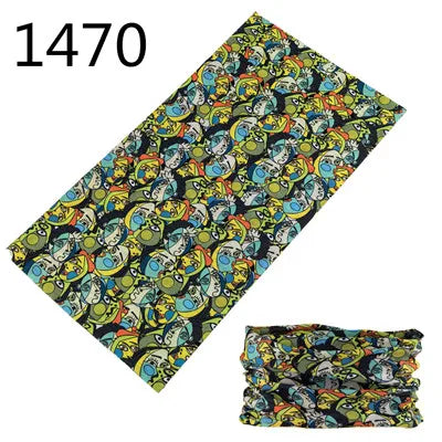 1401-1450 Magic Scarf Outdoor Sports Bicycle Headband Bike Cycling Bandana Neck Tube Warmer Bandanas Scraf Men Hiking Headband