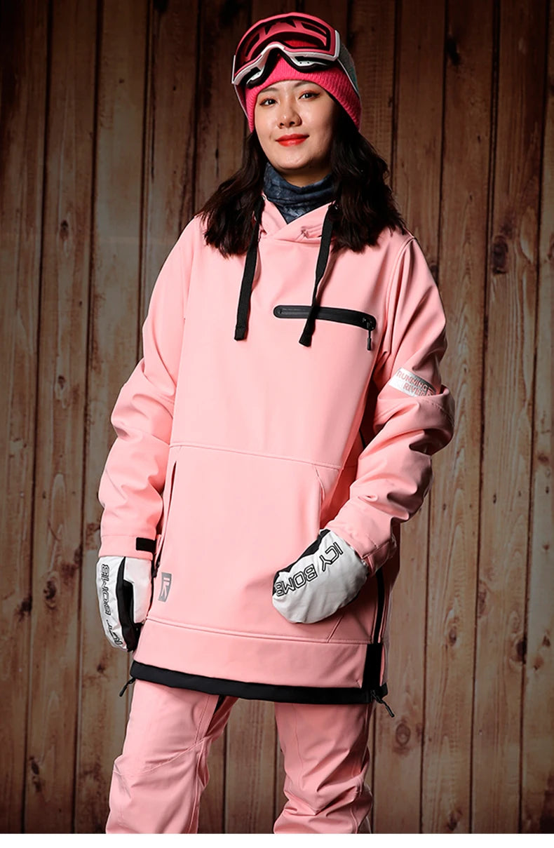 RUNNING RIVER Women ski Snowboarding Hoodie  High Quality Hooded outdoor Sports Snowboard Jacket 1250