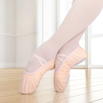 Girls Ballet Shoes for Woman Ballerina Shoes Ballet Flats Women Canvas Soft Sole Dance Slippers Children Practise Dance Shoes