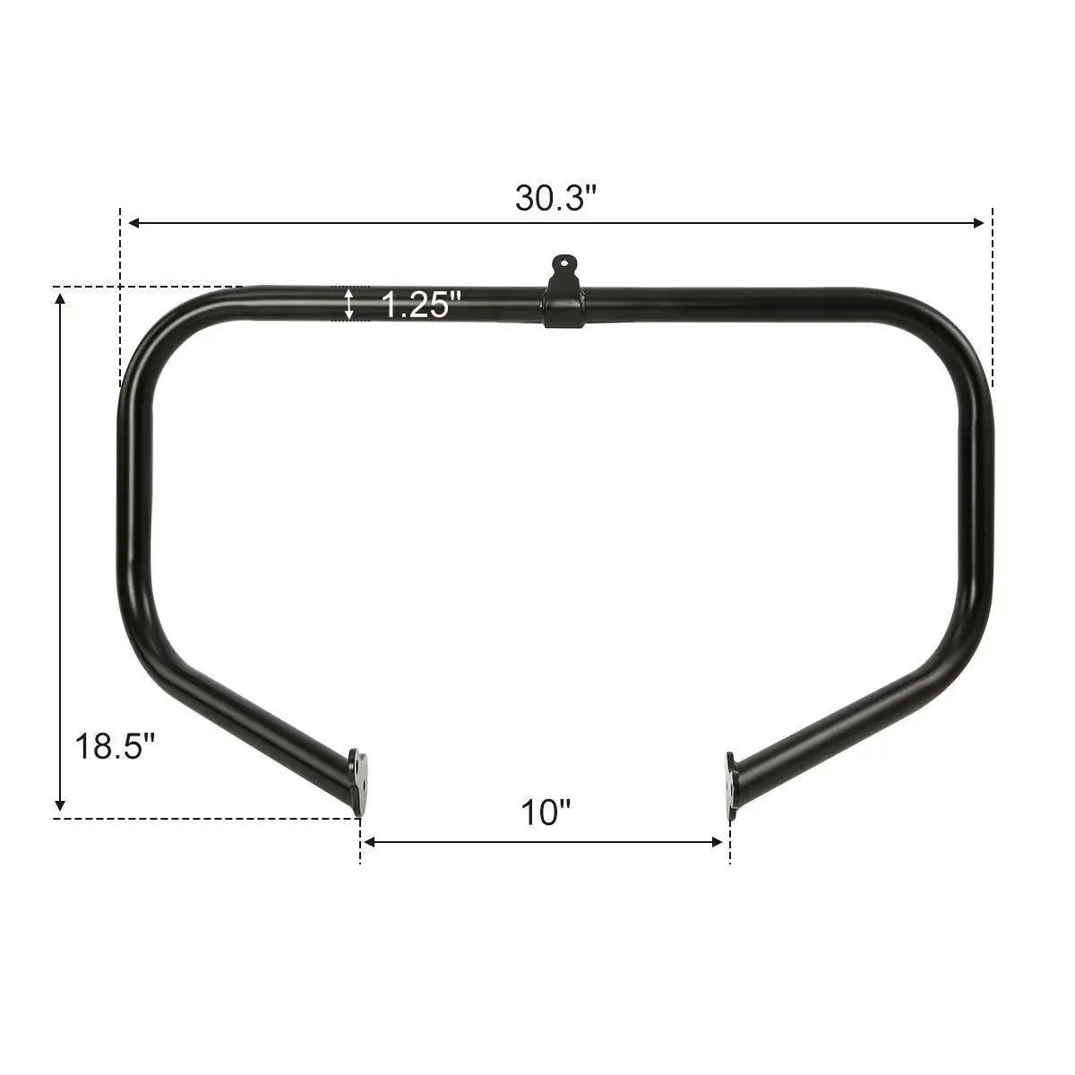 Motorcycle Engine Guard Crash Bar Lower Vented Fairings For Harley Touring Road King Electra Glide Street Glide 2014-2024
