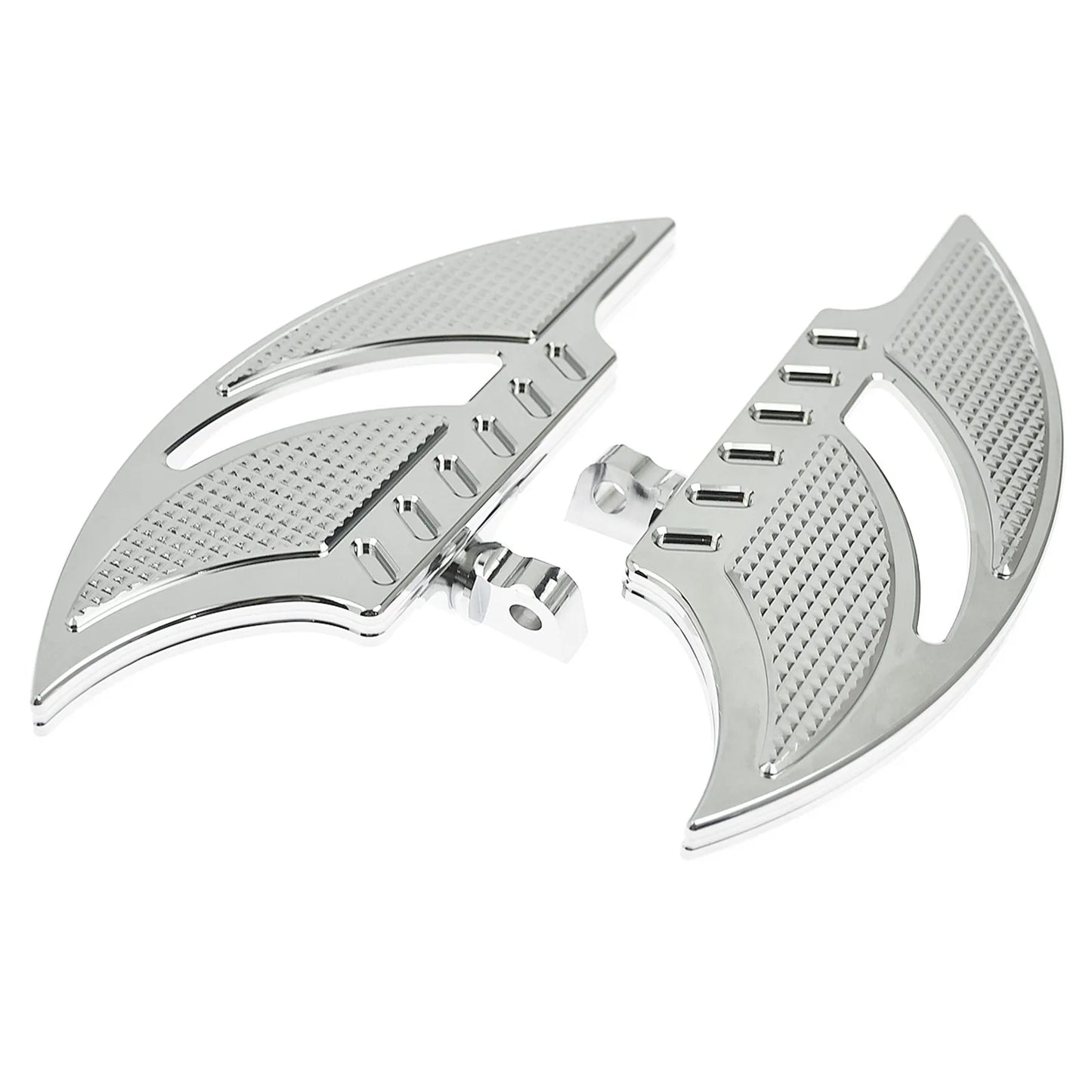 Motorcycle Front Floorboards Passenger Footboard Male Mount Foot Pegs Black/Chrome Footrest For Harley Softail Dyna XL Touring