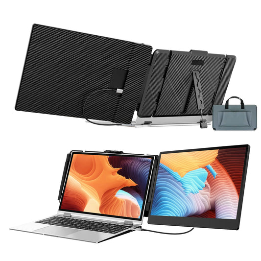 OEM S1 Dual Portable Laptop Screen Extender 14 Inch 1080P IPS FHD Portable Monitors  Dual Display for  Laptop Screen Extender