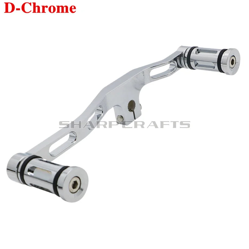 For Harley Dyna Street / Fat Bob Low Rider Super / Wide Glide Motobike CNC Mid-Controls Heel Toe Shifter Lever Shift With Pegs