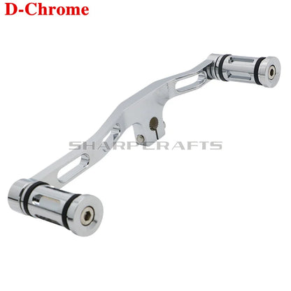 For Harley Dyna Street / Fat Bob Low Rider Super / Wide Glide Motobike CNC Mid-Controls Heel Toe Shifter Lever Shift With Pegs
