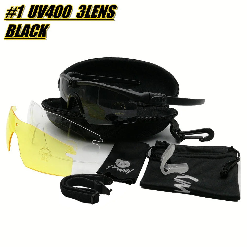 Tactical Professional Protective Military Polarized Glasses-Shooting Gafas Sports Hiking Cycling Paintball Safety Eyewear