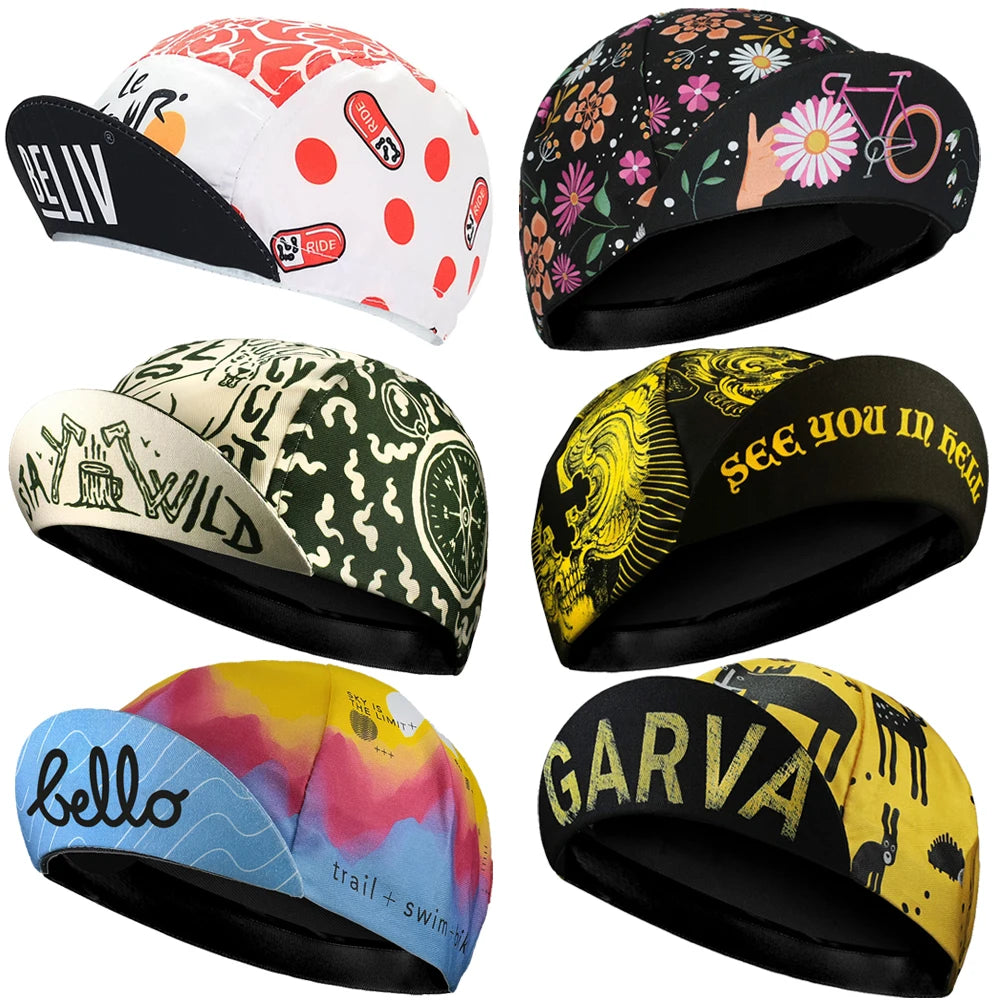 New STAY WILD Cyclist Cycling Caps Messlife Bike Hat LePedalier One Size Fits Most
