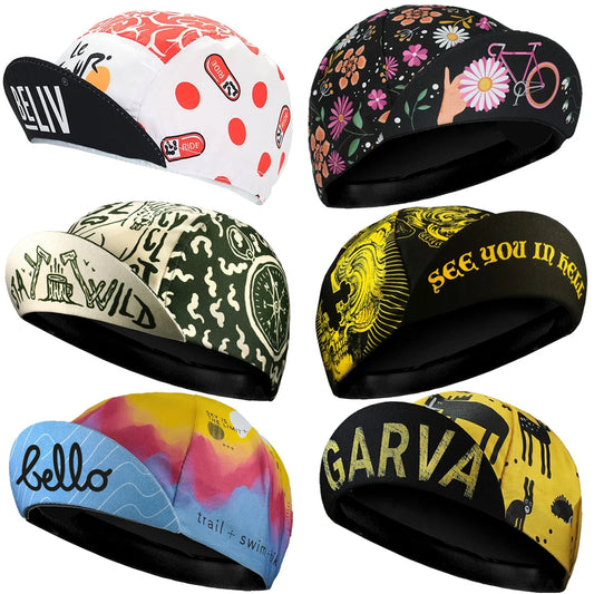 New STAY WILD Cyclist Cycling Caps Messlife Bike Hat LePedalier One Size Fits Most