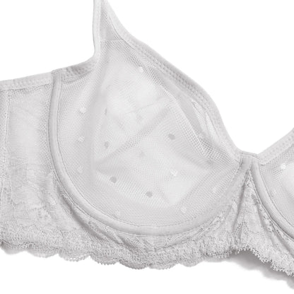 YBCG New Ultra Thin Women Bra Sexy See Through Lace Bras Mesh Perspective Wire Transparent A B C D DD E DDD F 70 75 80 85 90 95