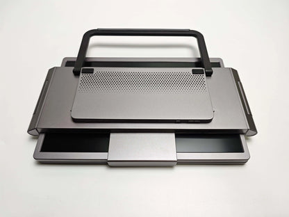 Black Pastic 14-Inch Laptop Screen Extender FHD Portable LCD Monitor for Laptops Triple Monitor Setup