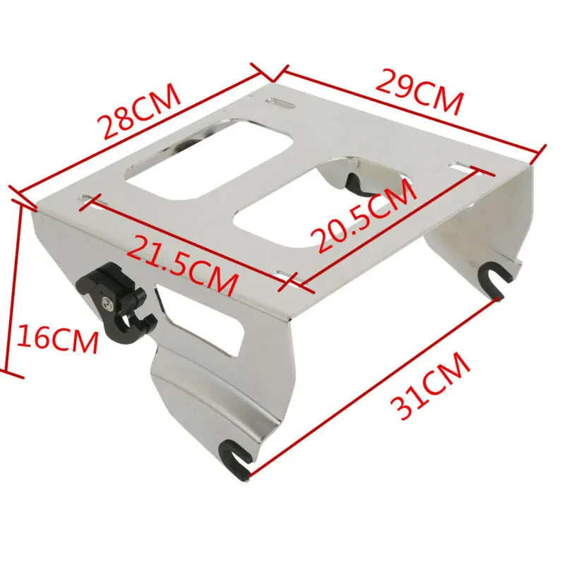 Motorcycle Trunk Luggage Rack Top Rail For Harley Touring Road King Street Glide Special Road Glide FLTRX 2014-2025 2018 19