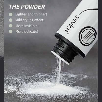 Sevich Hair Styling Powder 20g Fluffy Thin Hair Powder Spray Increases Hair Volume Captures Haircut Unisex Styling Hairspray
