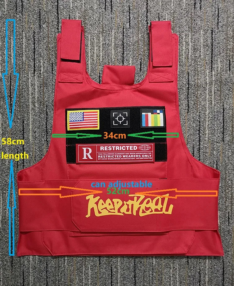 Vests Icon gilet Trending CS Vest Tactical military hiphop rapper FASHION VEST Outerwear Men's Fashion Tactica ICONS jacket vest