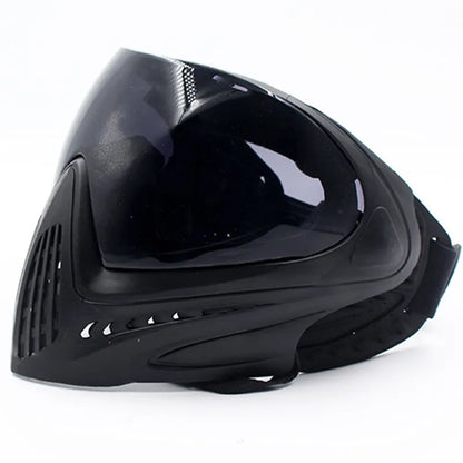 F1 Full Face Tactical Mask With Single Layer Paintball Safety Anti-fog Goggle Tactical Mask Tactical Airsoft Equipment F0022