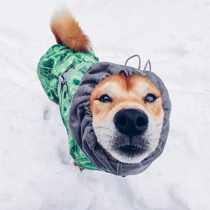 Winter Pet Dog Clothes for Large Dogs Warm Waterproof Dog Clothing Coat Thicker Cotton Padded Dog Jacket Pitbull French Bulldog