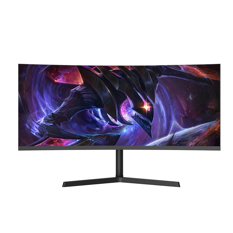 Factory Price 34 Inch Curved Gaming Monitor Anti-blue Light 165Hz 1ms Response Time Black Computer Screen
