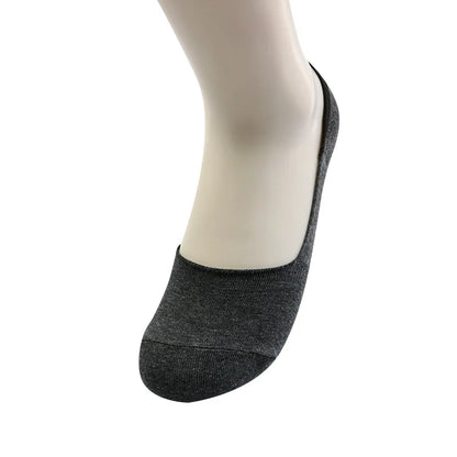 6 Pairs/Lot Men's Bamboo Breathable Invisible Socks Low Cut Casual Cotton Boat Non-Slip No Show High Quality Sock
