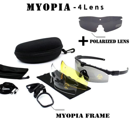 Tactical Professional Protective Military Polarized Glasses-Shooting Gafas Sports Hiking Cycling Paintball Safety Eyewear