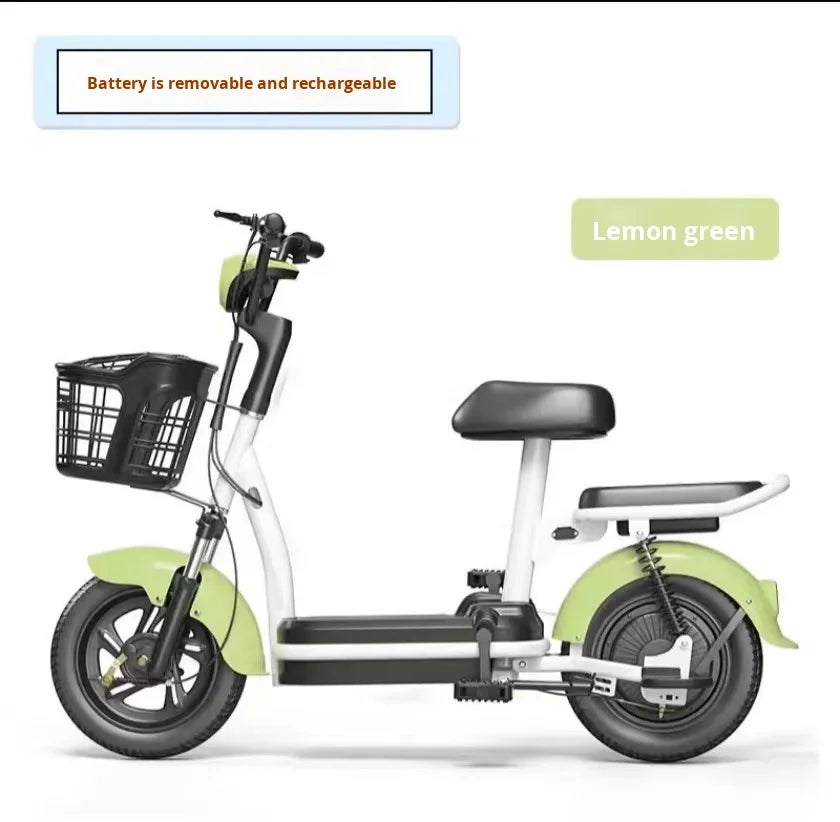 Manufacturer Cross-Border Wholesale Ultra-Light Electric City Bike New National Standard Universal Lightweight 48v 350w Ebike