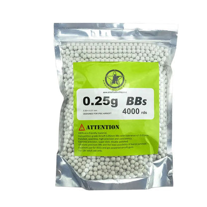 AOLS AEG Paintball BBs 6mm 0.25g/4000rds 0.28g/3600rds 0.3g/3300rds 0.32g/3100rds a Pack High Grade Hunting Shooting Ball