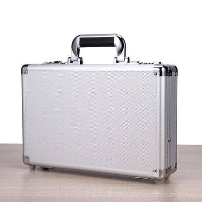 Aluminum Hard Case Passwords ToolBox Black / Silver Briefcase Metal Carrying Case Equiment Tool Box Organizer Holder ящик