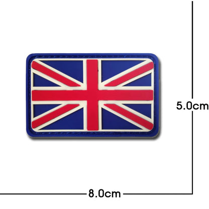 United Kingdom Flag Embroidery ENGLAND Patch PVC hook loop Great Britain National UK GB Flags Patches Embroidered Badges