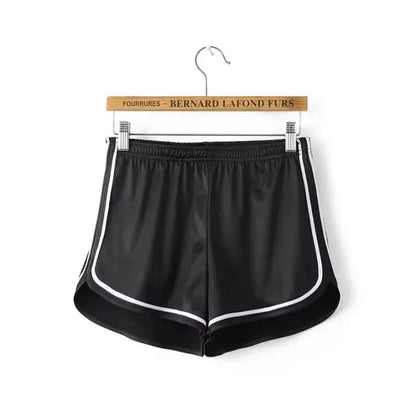 New Women Shorts Summer Silk Slim Beach Casual White Egde Shorts Hot
