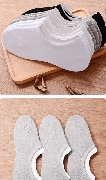 5 pairs of boys girls children  soft invisible socks low  casual cotton leisure sailing anti-skid stealth non-display
