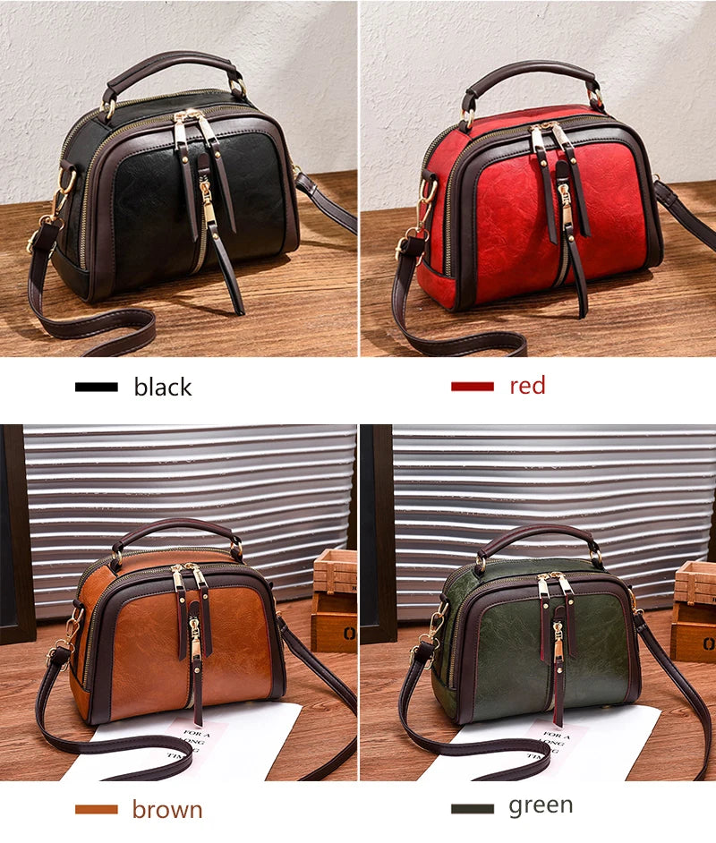 Yogodlns Crossbody Bags For Women PU Leather New High Quality Ladies Fashion Solid Color Bag Female Designer Shoulder Bag