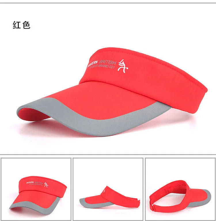 Sport Empty Top Cap  Sun Hats for Women Visor Hat Adjustable Outdoor Cap For man &women