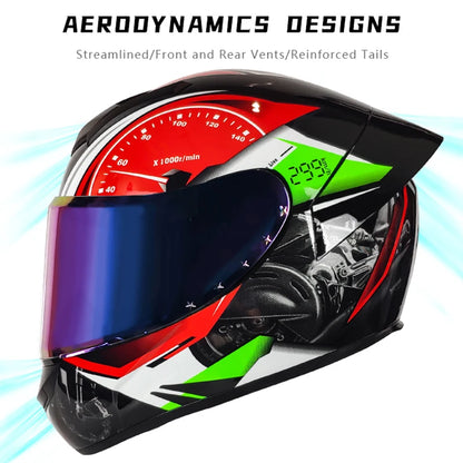 DOT Customized Color Cheap Full Face Motorcycles Helmet with Quick Release Buckle Customizable Logo/package Novel Design Helmets