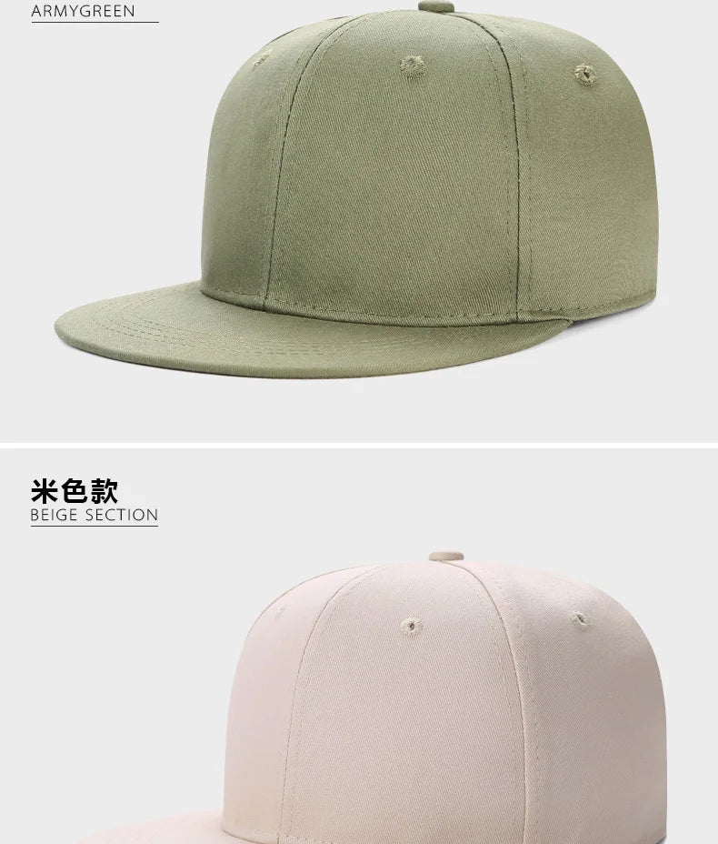 Large Size Back Closed Skateboard Cap Women Fitted Baseball Hat Male Big Size Snapback Caps Plain Football Hat 60cm 62cm 64CM