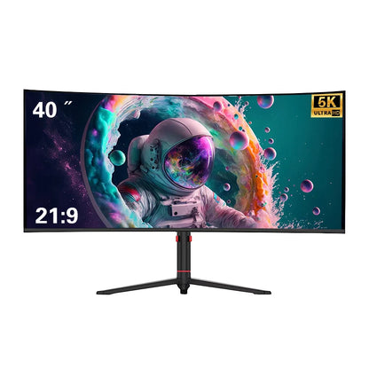 40-Inch Curved LED High Performance Gaming Monitor 75HZ 5K HDR400 for PC Computer Gamers and Office Use