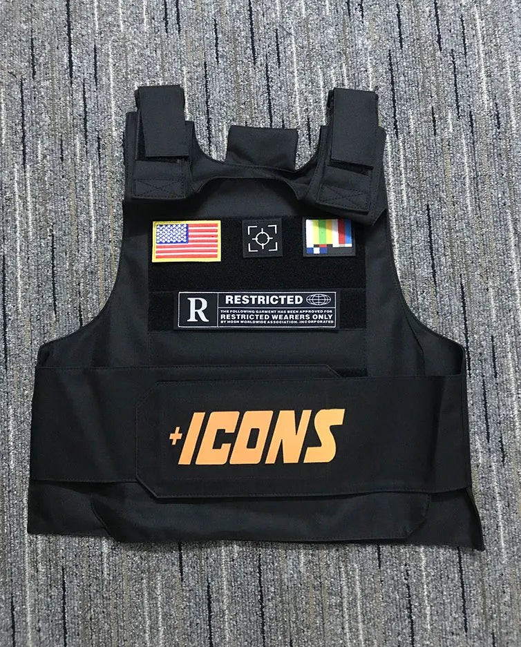 Vests Icon gilet Trending CS Vest Tactical military hiphop rapper FASHION VEST Outerwear Men's Fashion Tactica ICONS jacket vest