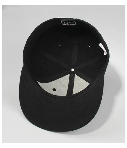 Large Size Back Closed Skateboard Cap Women Fitted Baseball Hat Male Big Size Snapback Caps Plain Football Hat 60cm 62cm 64CM