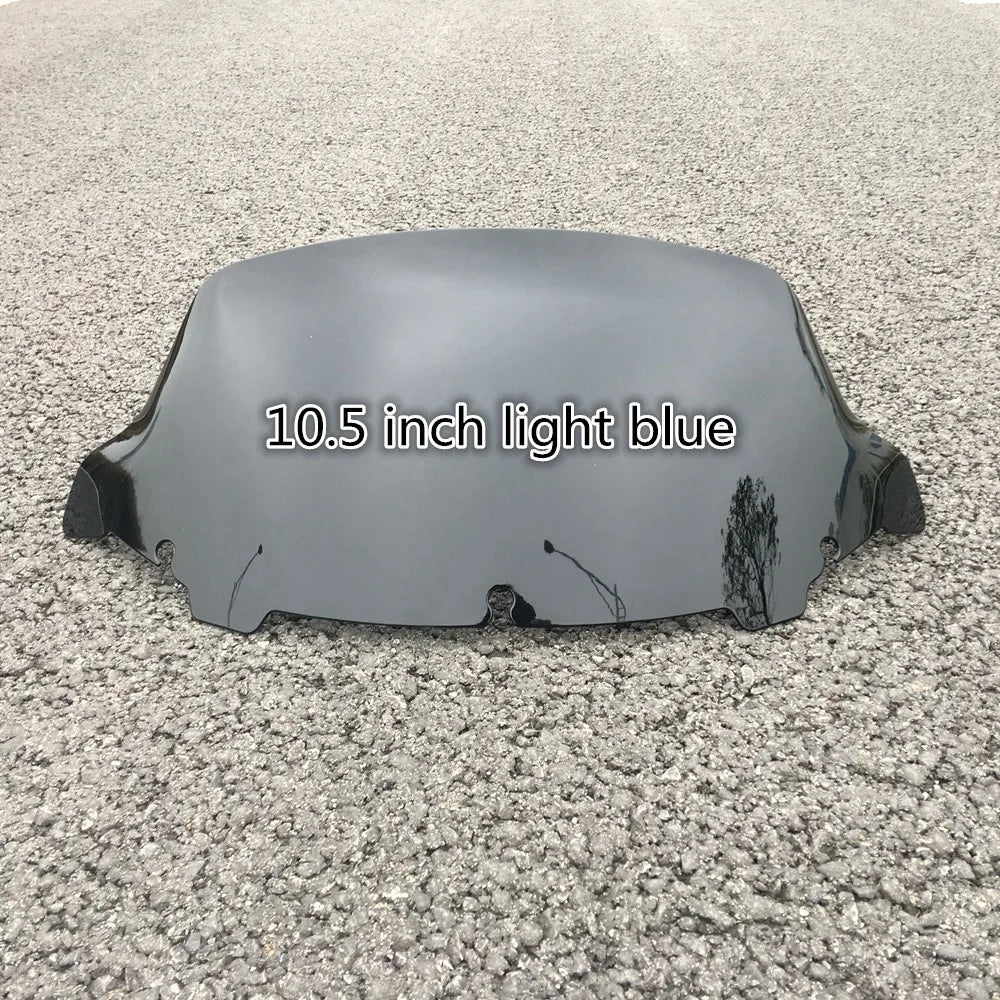 Black/Light blue/Clear4.5'' 7"10.5'' Windshield Fairing Windscreen Cover For Harley Electra Street Glide Touring 2014-2019
