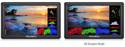 FEELWORLD FW568 V3 6 Inch 3D LUT DSLR Camera Field Monitor IPS Full HD1920 1080 Support HDMI Output With Tilt Arm for Gimbal Rig