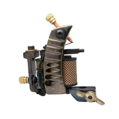Damascus Tattoo machine  tattoo machine gun handmade machine liner shader 10 wraps tattoo