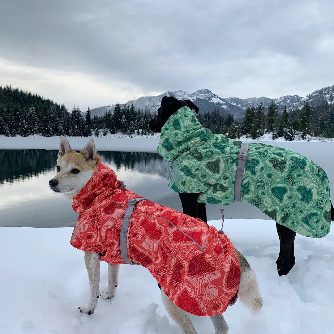 Winter Pet Dog Clothes for Large Dogs Warm Waterproof Dog Clothing Coat Thicker Cotton Padded Dog Jacket Pitbull French Bulldog