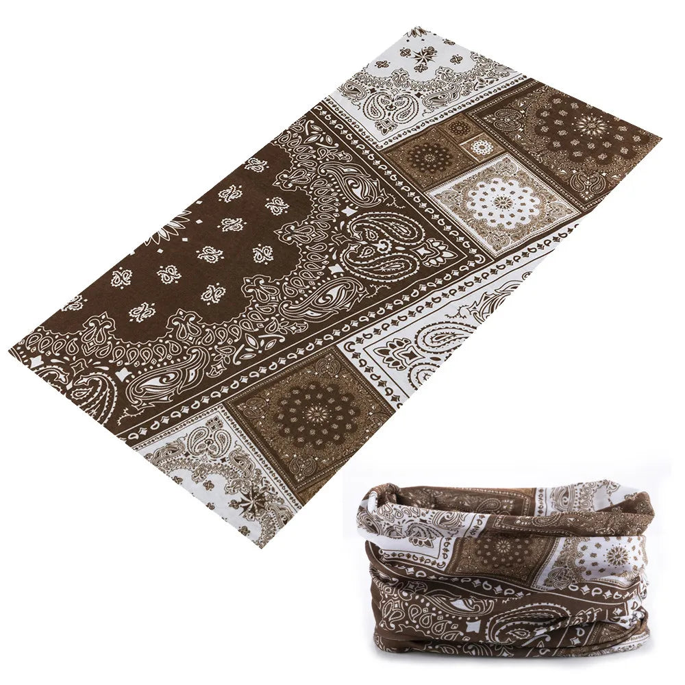 1401-1450 Magic Scarf Outdoor Sports Bicycle Headband Bike Cycling Bandana Neck Tube Warmer Bandanas Scraf Men Hiking Headband